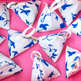 Lavender bag pyramid pair, designed by Curious Lions and made in the UK. Each screen printed item contains 100% english lavender buds.